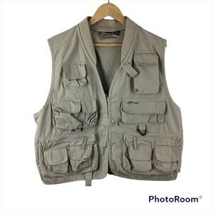Lodge Outfitters Tan Fishing Vest